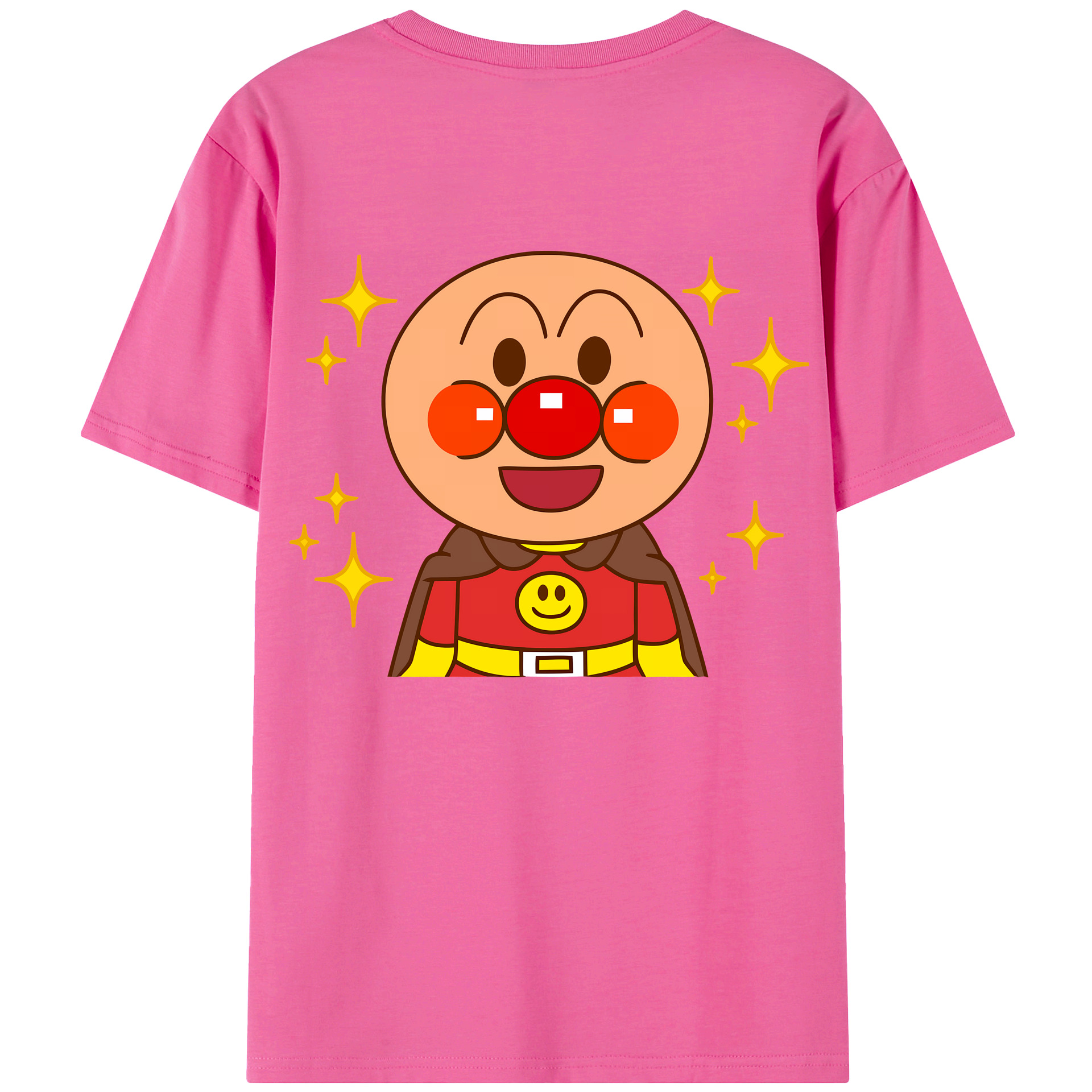 （画像用） アンパンマン Anpanman レディース半袖Tシャツ(バックプリント)